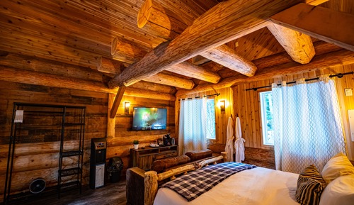 Deep Woods Rustic Glamping Cabin