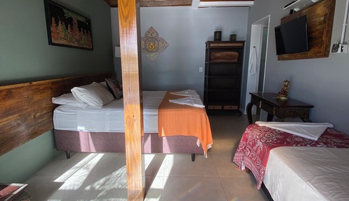Deluxe Triple Room, Ocean View, Poolside