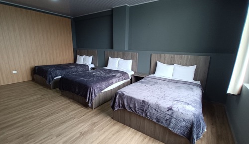 Triple Room, Ocean View (3 double beds)