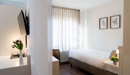 Basic Single Room, Accessible, Private Bathroom