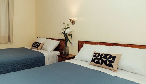 Room, 2 Double Beds (No air conditioning)