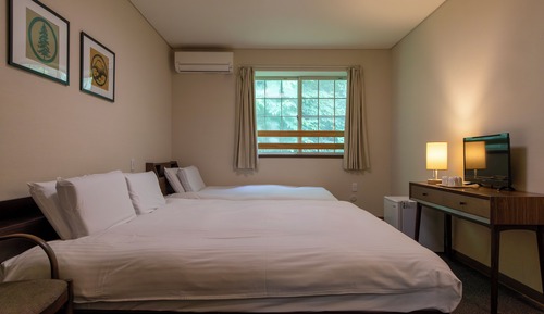 [Main Building] Double + Single Bed Room, Non-Smoking