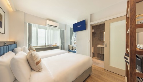 Deluxe Twin Room, 2 Twin Beds, Non Smoking, City View