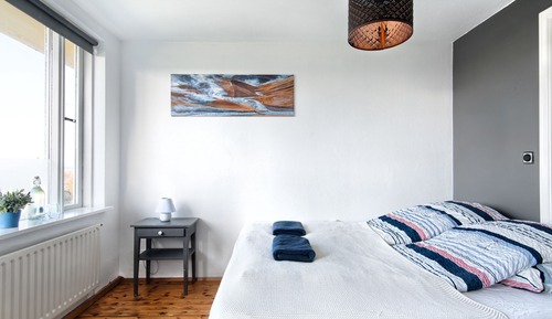Comfort Quadruple Room, Shared Bathroom, Sea View