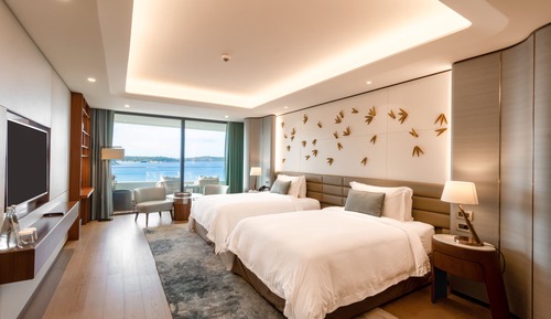 Room, 2 Queen Beds, Balcony, Sea View