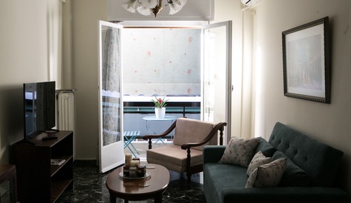 City Apartment, 1 Queen Bed with Sofa bed, Balcony, City View