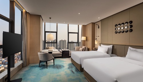 Deluxe Room, 2 Double Beds, Smoking