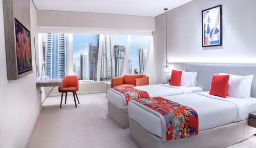Twin Room (Burj Khalifa View)