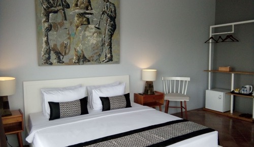Double Room, Bathtub, Courtyard Area