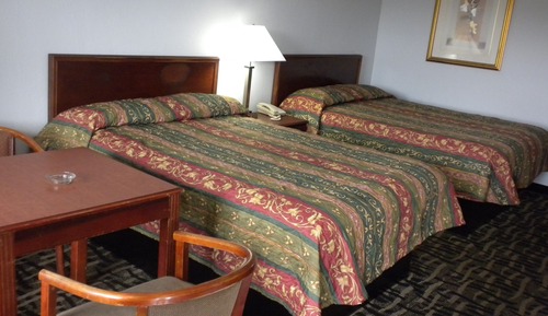 Economy Double Room, 2 Double Beds, Smoking