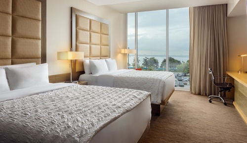 Deluxe Room, 2 Double Beds, Non Smoking, Ocean View