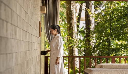 Spa Pool Suite (open style washroom and bathroom)