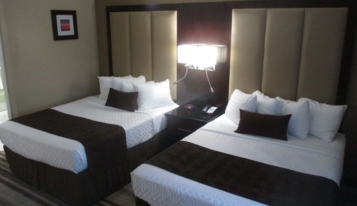 Standard Room, 2 Queen Beds, Non Smoking, Refrigerator & Microwave