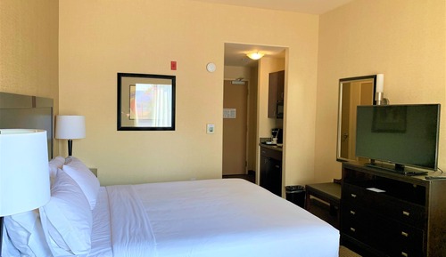 Room, 1 King Bed, Roll-in Shower (Communications)