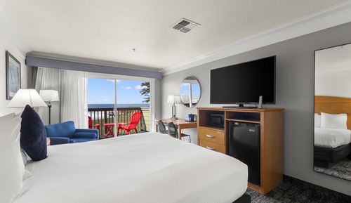 King Bed with Ocean View