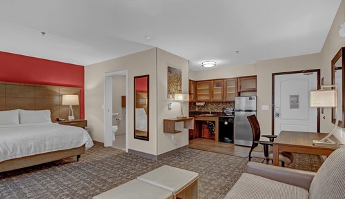 Studio Suite, 1 Queen Bed, Mobility Accessible, Kitchen (Accessible Tub)