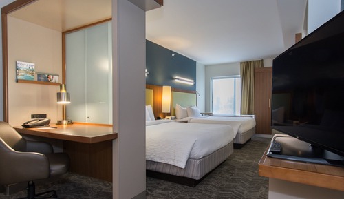 Studio Suite, 2 Queen Beds (Mobility/Hearing Accessible, Tub)