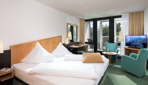 Comfort Room, 1 Double Bed, Balcony, Park View