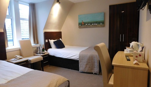 Standard Twin Room, Rooftop view