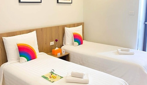 Standard Twin Room, Terrace, City View