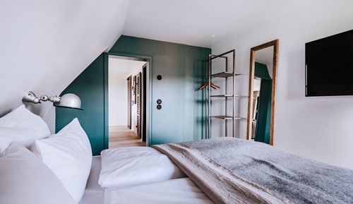 Executive Suite, 1 Queen Bed with Sofa bed, Bathtub, Mountain View