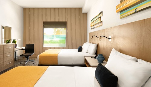 Deluxe Studio, 2 Queen Beds