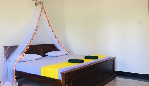 Basic Double Room, 1 King Bed, Terrace, Garden View