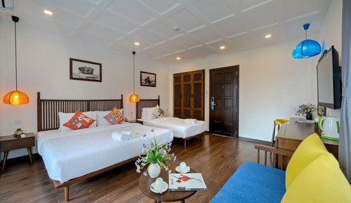 Luxury Triple Room, Multiple Beds, Garden View