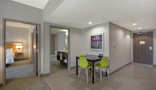Suite, 1 King Bed, Accessible (Mobility & Hearing, Roll-in Shower)