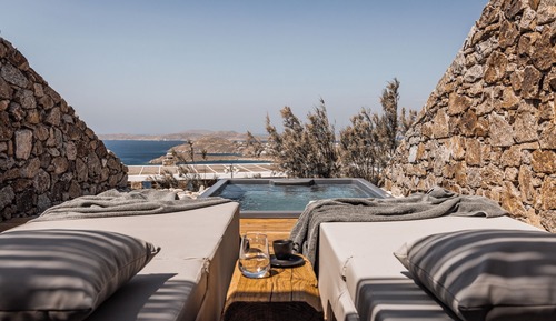 Suite, Jetted Tub, Sea View