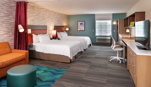 Studio, 2 Queen Beds, Accessible, Bathtub (Mobility & Hearing)