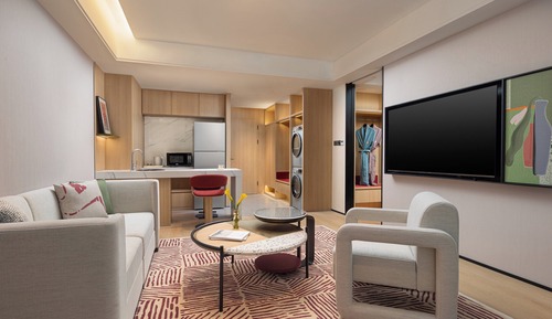 Two Bedroom Suite City View Dining Kitchen Sofa Bed