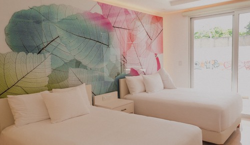 Deluxe Quadruple Room, 2 Double Beds, Balcony