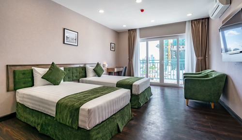 Deluxe Twin Room, 2 Twin Beds, Non Smoking, City View