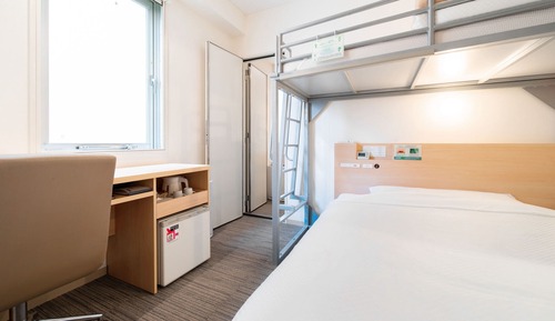 Connecting Double Room with Loft Bed, 4 Multiple Beds