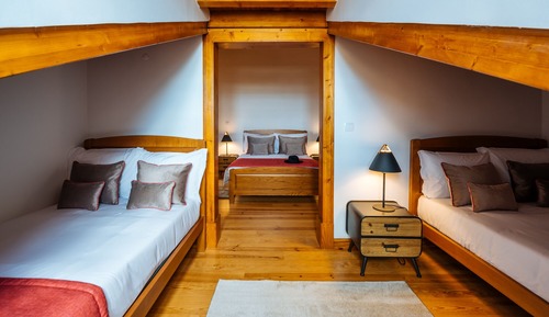 Quadruple Room, Shared Bathroom, River View