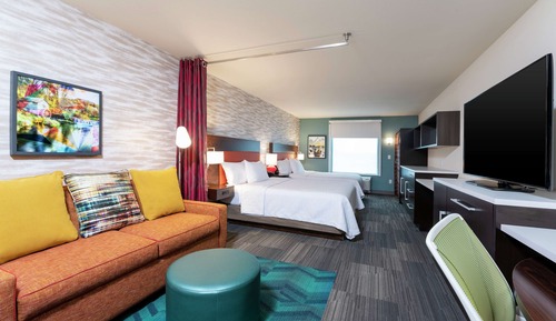 Studio, 2 Queen Beds, Accessible (Hearing)