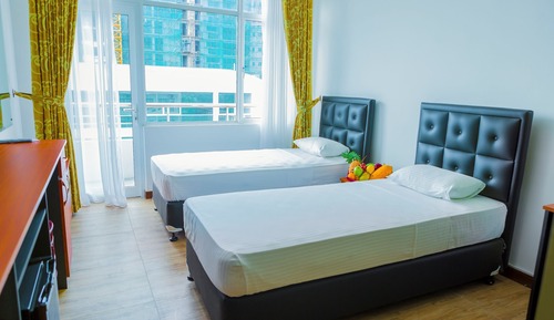 Deluxe Twin Room, 2 Twin Beds, Microwave, Garden View