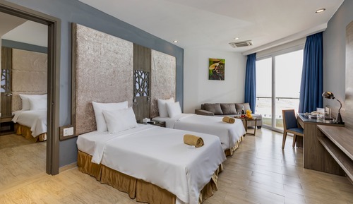 Family Room, 2 Bedrooms, Balcony, Sea View