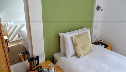 Standard Single Room, 1 Twin Bed "Private Bathroom, Not In The Room"