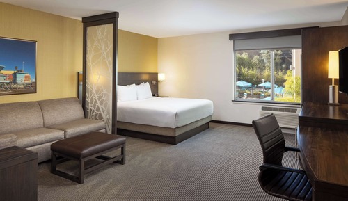 Room, 1 King Bed with Sofa bed, Courtyard View