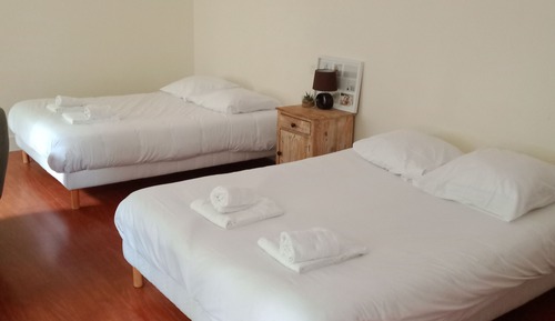 Family Studio, 2 Double Beds, Accessible, Kitchenette