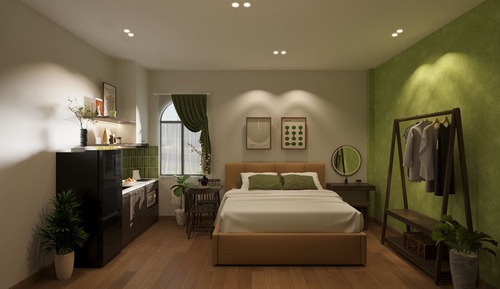 Standard Studio, 1 King Bed, City View