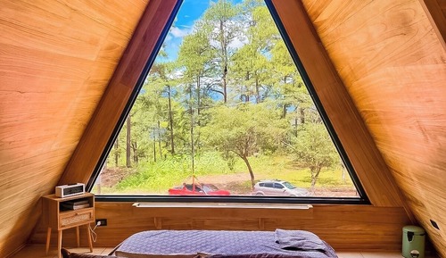 Standard Chalet, 1 Queen Bed with Sofa bed, Private Bathroom, Mountain View