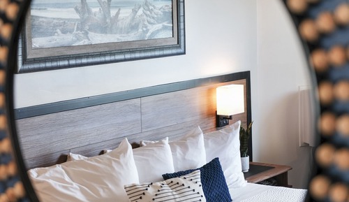 Double Room, Private Bathroom, Ocean View (Sandy Dunes Room)