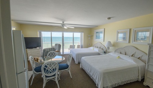 Studio, 2 Queen Beds, Ocean View