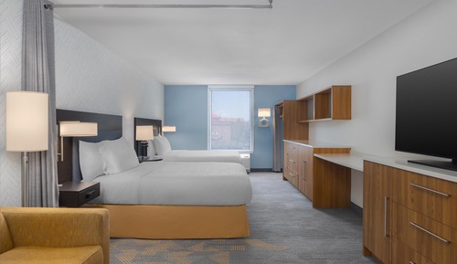 Studio, 2 Queen Beds, Accessible (Hearing)