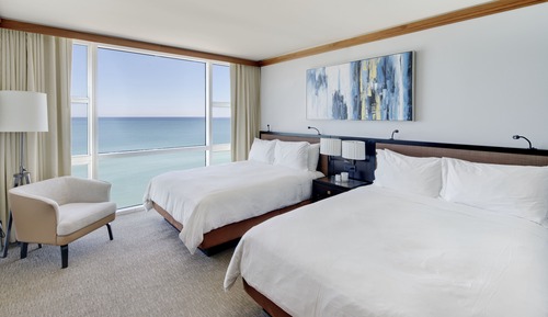 Luxury Apartment, 1 Bedroom, Balcony, Oceanfront (2 Queen Beds)