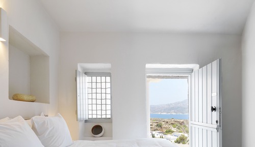 Double Room, Patio, Sea View (Aloni)