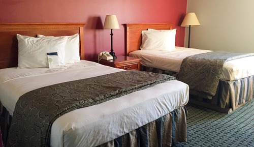 Deluxe Room, 2 Double Beds, Non Smoking, Refrigerator & Microwave
